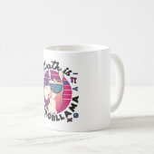 Mug Les maths c'est pas un probLlama (Devant droit)