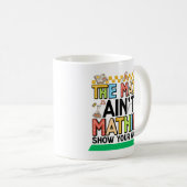 Mug Les maths ne sont pas drôles Cadeaux de rentrée sc (Devant droit)