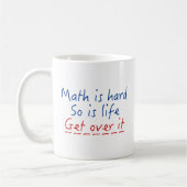 Mug Les maths sont dures (Gauche)