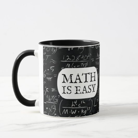 MUG LES MATHS SONT FACILES (Gauche)