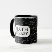 MUG LES MATHS SONT FACILES (Devant gauche)
