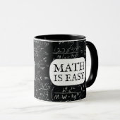 MUG LES MATHS SONT FACILES (Devant droit)