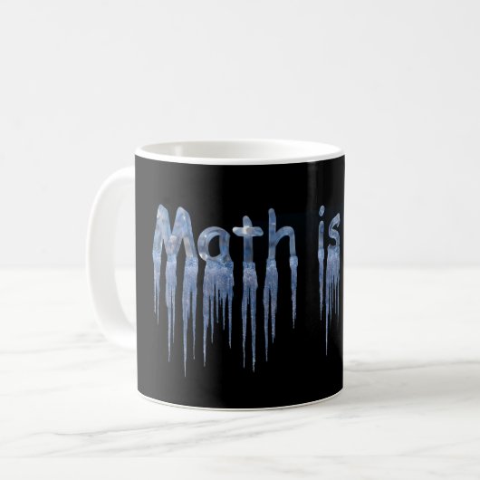 Mug Les maths sont fraîches (Devant gauche)