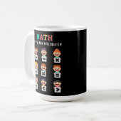 Mug Les maths vous gardent en équilibre (Devant gauche)