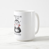Mug Les matinées sont comme des vampires (Devant droit)