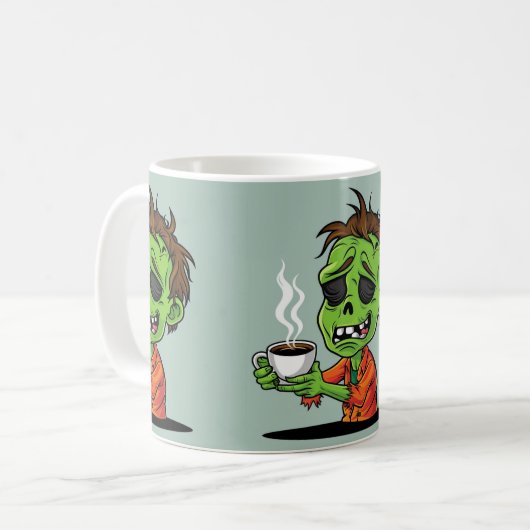 Mug Les matinées sont pour les zombies (Devant gauche)