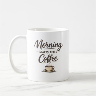 Mug Les matins commencent après le café – Amateur de c