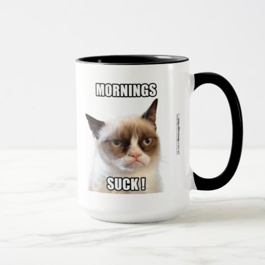 Mug Les matins grincheux de Cat™ sucent (Droite)