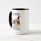 Mug Les matins grincheux de Cat™ sucent (Devant gauche)