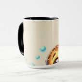 Mug Les Matins Pleins D'Intérêt Commencent Ici! (Devant gauche)