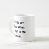 Mug Les Matins Sont Les Meilleurs (Devant gauche)