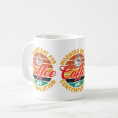 Mug Les Matins Sont Pour Café Et Contemplation (Devant gauche)