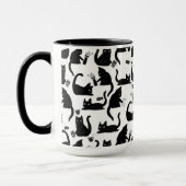 Mug Les mauvais chats frappent des trucs sur (Gauche)