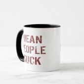 Mug Les méchantes gens sont nulles (Devant gauche)