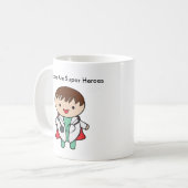 Mug Les médecins sont de super héros (Devant gauche)