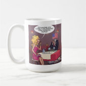 Mug Les médias sociaux Dating Funny (Gauche)