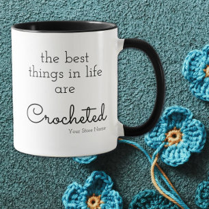Mug Les Meilleures Choses De La Vie Sont Crochetées Pe