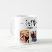 Mug Les meilleurs amis 3 Photo Collage de conservation (Devant gauche)