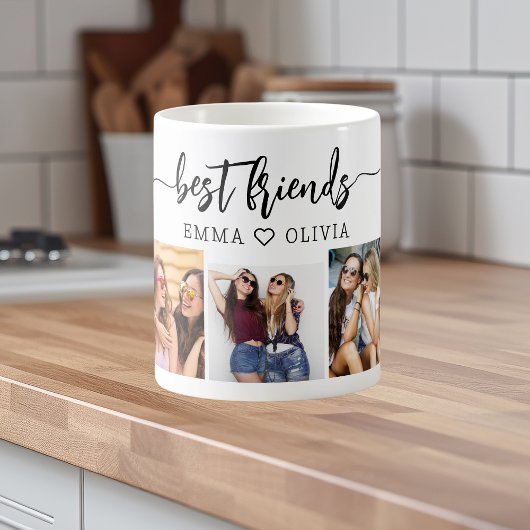 Mug Les meilleurs amis 3 Photo Collage de conservation