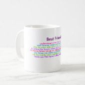 Mug Les meilleurs amis, comprennent quand vous dites (Devant gauche)
