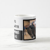 Mug Les meilleurs amis toujours moi et mon cheval gris (Centre)
