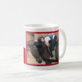 Mug Les meilleurs amis toujours moi et mon cheval gris (Devant droit)