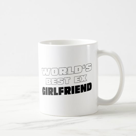 Mug LES MEILLEURS Cadeaux EX GIRLFRIEND DU MONDE Pour  (Droite)