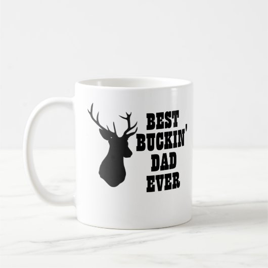 Mug Les meilleurs cerfs communs de papa de Buckin (Gauche)