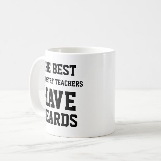 Mug Les Meilleurs Enseignants En Géométrie Ont Des Pha (Devant gauche)