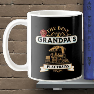 Mug Les Meilleurs Grandpas Jouer Trains Volet Moteur à