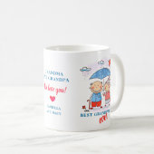 Mug Les Meilleurs Grands-Parents jamais dessiné Person (Devant droit)