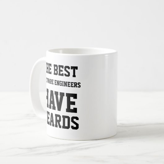 Mug Les Meilleurs Ingénieurs Logiciels Ont Des Portes (Devant gauche)