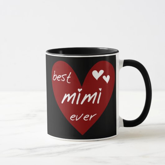 Mug Les meilleurs jamais T-shirts Mimi et les cadeaux (Droite)