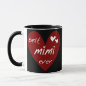 Mug Les meilleurs jamais T-shirts Mimi et les cadeaux (Gauche)
