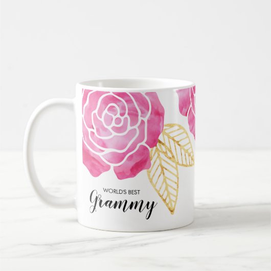 Mug Les meilleurs roses roses de Grammy du monde (Gauche)