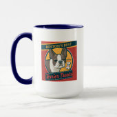 Mug Les meilleurs soins Terrier de Boston (Gauche)