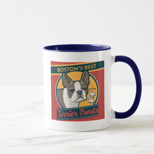 Mug Les meilleurs soins Terrier de Boston (Droite)