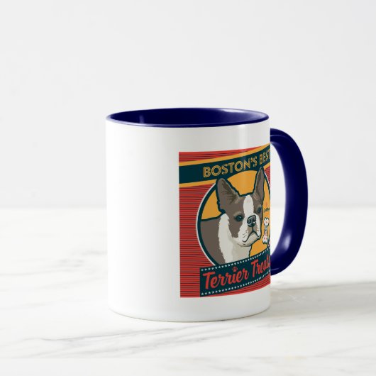 Mug Les meilleurs soins Terrier de Boston (Devant droit)