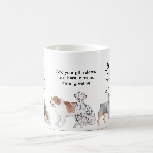 Mug LES MEILLEURS THÉRAPEUTS ONT PAWS Support Chiens P (Centre)