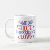 MUG LES MÊMES DIFFÉRENTS CLOWNS DE VIEUX CIRQUE (Gauche)