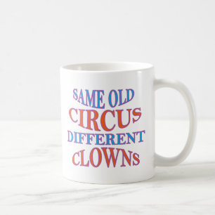 MUG LES MÊMES DIFFÉRENTS CLOWNS DE VIEUX CIRQUE