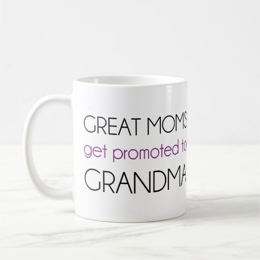Mug Les Mères Géniales Sont Promues À Grand-Mère (Gauche)