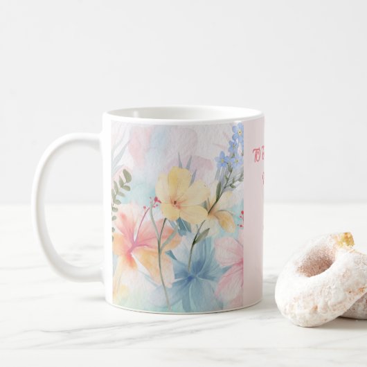 MUG LES MÈRES JOUR CUTE FLORAL (Avec donut)