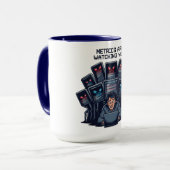 Mug Les mesures vous regardent Jeu Marketer (Devant gauche)