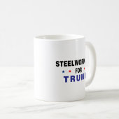 Mug Les métallurgistes pour Trump (Devant droit)