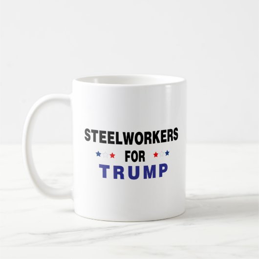 Mug Les métallurgistes pour Trump (Gauche)