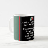 Mug Les Mexicains soient comme… (Devant gauche)