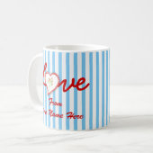Mug Les mignonettes de photos de Saint Valentin (Devant gauche)