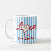 Mug Les mignonettes de photos de Saint Valentin (Gauche)