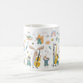 Mug Les mignons Animaux Jouant Des Instruments De Musi (Centre)